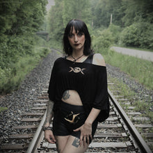 Load image into Gallery viewer, Triple Moon Phase Oversized Shirt