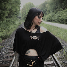 Load image into Gallery viewer, Triple Moon Phase Oversized Shirt