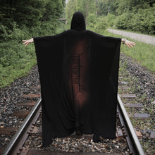 Load image into Gallery viewer, Enchanted Ogham Hooded Cloak With Infinity Scarf
