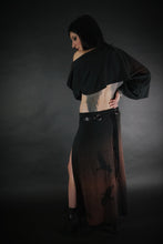 Load image into Gallery viewer, Murder of Crows Double Slit Maxi Skirt