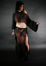 Load image into Gallery viewer, Triple Crow Long Sleeved Cropped Dolman Shirt