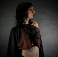 Load image into Gallery viewer, Triple Crow Long Sleeved Cropped Dolman Shirt