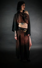 Load image into Gallery viewer, Murder of Crows Double Slit Maxi Skirt