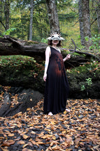 Load image into Gallery viewer, One-Sleeve Gothic Kaftan – Anatomical Heart & Floral Print