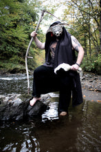 Load image into Gallery viewer, Flowing Hooded Shawl Wrap Vest Shirt