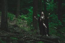 Load image into Gallery viewer, Black Hooded Long Cloak