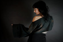 Load image into Gallery viewer, Moon Phase Long Sleeved Cropped Dolman Shirt