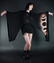 Load image into Gallery viewer, Moon Phase Kimono Sleeve Top