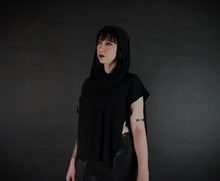 Load image into Gallery viewer, Galaxy Print Hooded Poncho