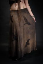 Load image into Gallery viewer, Murder of Crows Maxi Skirt