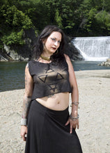 Load image into Gallery viewer, Goth Witch Cropped Tank