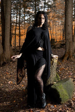 Load image into Gallery viewer, Black Batwing Capelet