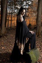 Load image into Gallery viewer, Black Batwing Capelet