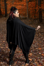 Load image into Gallery viewer, Black Wide Sleeve Tunic Shirt