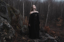 Load image into Gallery viewer, Ogham Long Black Kaftan Oversized Dress