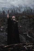 Load image into Gallery viewer, Ogham Long Black Kaftan Oversized Dress