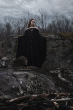 Load image into Gallery viewer, Ogham Long Black Kaftan Oversized Dress