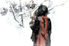 Load image into Gallery viewer, Murder of Crows Long Flowing Vest Black Ravens Sleeveless - Wings of Sin