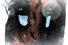 Load image into Gallery viewer, Murder of Crows Long Flowing Vest Black Ravens Sleeveless - Wings of Sin