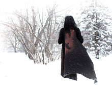 Load image into Gallery viewer, Murder of Crows Long Flowing Vest Black Ravens Sleeveless - Wings of Sin