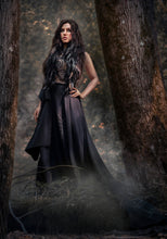 Load image into Gallery viewer, Triskele* Goth Witch Cropped Loose Tank - Wings of Sin