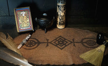 Load image into Gallery viewer, As Above So Below Tree of Life Druid Altar Cloth
