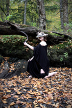 Load image into Gallery viewer, One-Sleeve Gothic Kaftan – Anatomical Heart &amp; Floral Print
