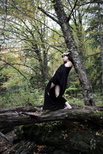 Load image into Gallery viewer, One-Sleeve Gothic Kaftan – Anatomical Heart &amp; Floral Print
