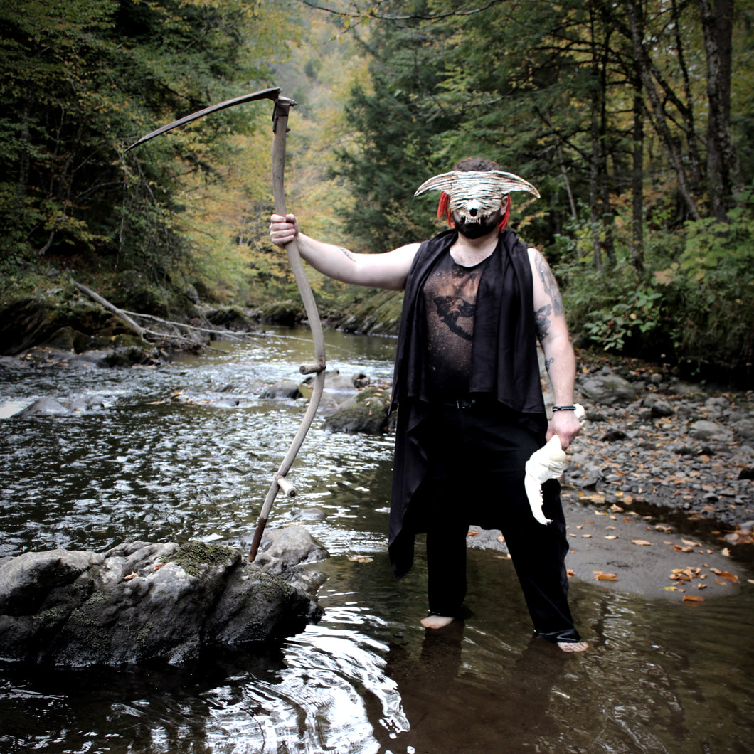 Flowing Hooded Shawl Wrap Vest Shirt