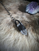 Load image into Gallery viewer, Black Beaded Crystal Pendulum
