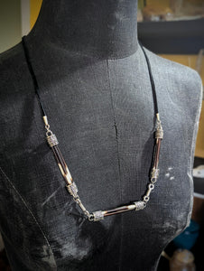 Quill and Leather Necklace