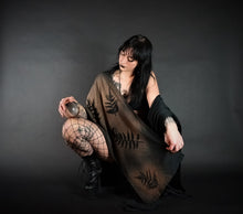 Load image into Gallery viewer, Fern Robe Jacket Ritual Witch Black Outerwear
