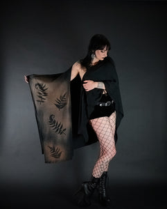 Fern Robe Jacket Ritual Witch Black Outerwear