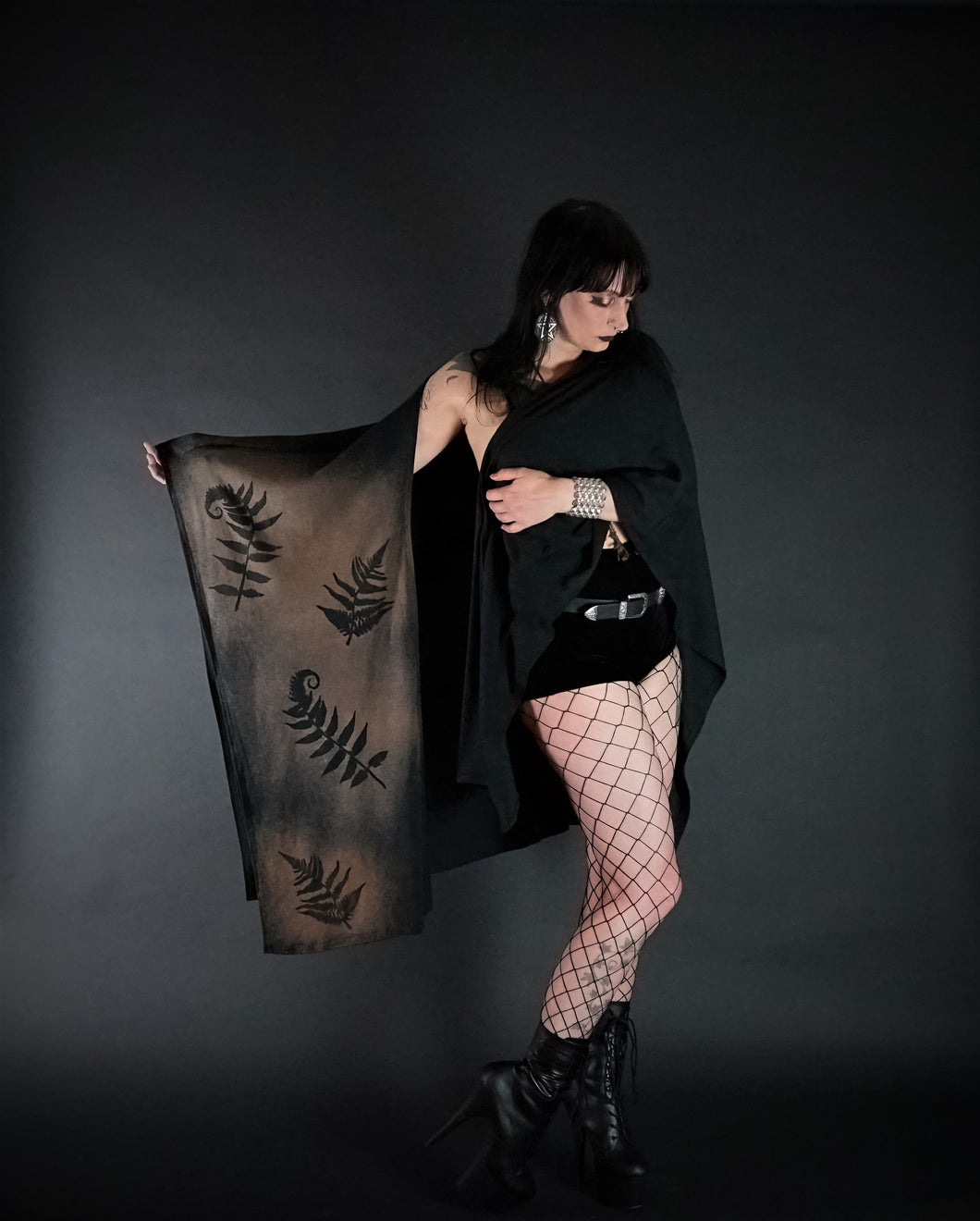 Fern Robe Jacket Ritual Witch Black Outerwear
