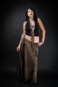 Murder of Crows Maxi Skirt