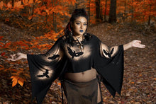 Load image into Gallery viewer, Eclipse of Moths Batwing Edgy Poncho Capelet - Wings of Sin 
