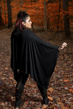 Load image into Gallery viewer, Black Wide Sleeve Tunic Shirt
