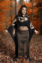Load image into Gallery viewer, Eclipse of Moths Batwing Edgy Poncho Capelet - Wings of Sin 
