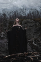 Load image into Gallery viewer, Ogham Long Black Kaftan Oversized Dress
