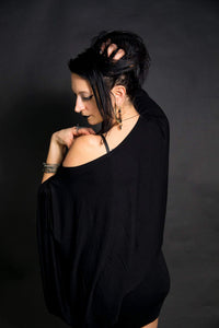 Large Bell Sleeve Witch Drape Shirt - Wings of Sin 