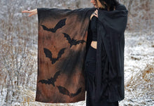 Load image into Gallery viewer, Long Cauldron of Bats Robe Jacket Ritual Witch Black Outerwear - Wings of Sin 
