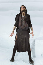 Load image into Gallery viewer, Druid Ogham Panel Skirt Loincloth Wrap - Wings of Sin 
